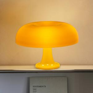 Artemide Stolní lampa Nessino, žlutá, výška 22 cm, Obývací pokoj / jídelna, Design