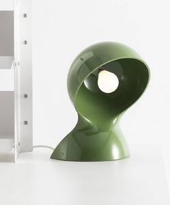 Artemide Stolní lampa Dalù, zelená, výška 26 cm, E14, Zelená, Obývací pokoj / jídelna, Plast, Design