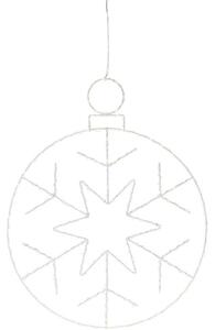 Vánoční závěsná LED dekorace Kerstball Snowflake 250 LED, 48 cm