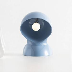 Artemide Stolní lampa Dalù, světle modrá, výška 26 cm, E14, Modrá, Obývací pokoj / jídelna, Plast, Design