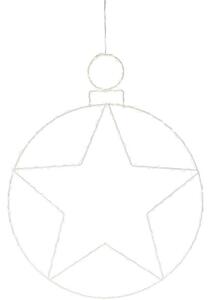 Vánoční závěsná LED dekorace Kerstball Star 236 LED, 48 cm