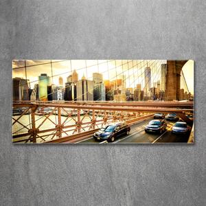 Foto obraz skleněný horizontální Brooklynský most osh-80633188
