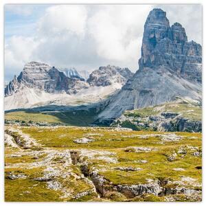 Obraz - Italské Dolomity (30x30 cm)