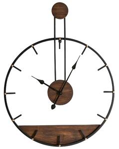 Nástěnné hodiny TAUGON 60 cm Kov Černá