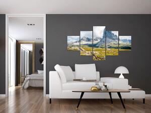 Obraz - Italské Dolomity (125x70 cm)