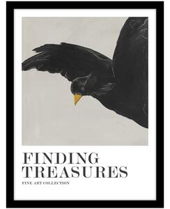 Plakát v rámu 32x42 cm Finding Treasures – Malerifabrikken