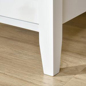 Dřevěný noční stolek 36 x 55 x 64 cm | bílý