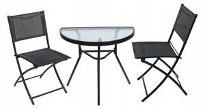 Set zahradního nábytku BISTRO černý
