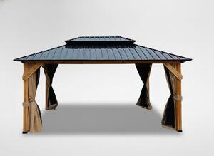 Zahradní altán OASIS dřevěný 300x278 cm ALF6938