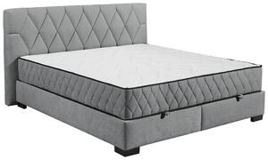 AMERICKÁ POSTEL, 180/200 cm, antracitová MID.YOU - Postele s úložným prostorem, Online Only