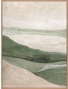 Ručně malovaný obraz 90x120 cm Green Field – Malerifabrikken