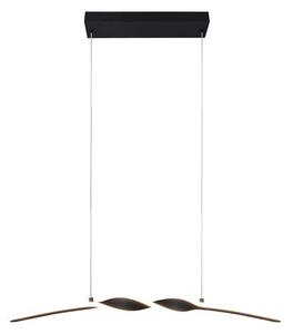 Trio Leuchten R35791132 GINKO - Závěsné LED svítidlo v černé barvě , 18W, 3000K, 79cm (Moderní závěsný lustr v černé barvě)