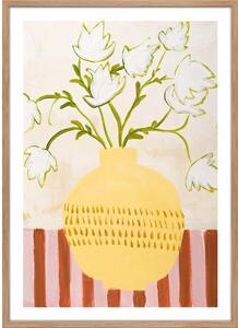 Obraz 52x72 cm Yellow Vase – Malerifabrikken