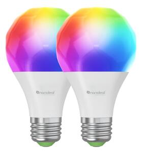 Nanoleaf N7501B02-2A60E-SADA 2x LED RGBW Stm. žárovka A19 E27/9W/230V 2700-6500K