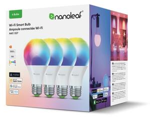 Nanoleaf N7501B02-4A60E-SADA 4x LED RGBW Stm. žárovka A19 E27/9W/230V 2700-6500K