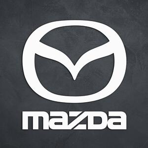 DUBLEZ | Vyřezávané logo na stěnu - Mazda | Obraz
