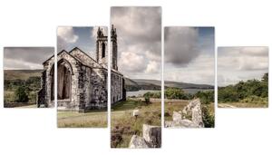 Obraz - Irský kostel (125x70 cm)