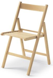 MERCURY skládací židle SMART přírodní