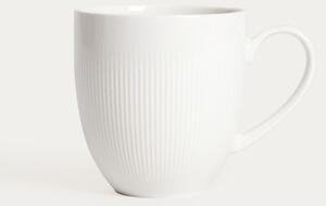 Porcelánový hrnek Dibba Ribbed 370 ml Homla