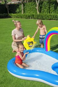 Dětský bazén se skluzavkou a fontánou 257 x 145 x 91 cm