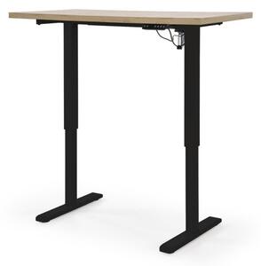 Halmar Výškově nastavitelný psací stůl B54 dub artisan/černá