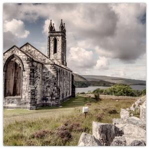 Obraz - Irský kostel (30x30 cm)