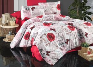 Povlečení bavlna 240x200,2x70x90cm Red roses