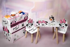 Prckůvsvět dětský stůl s židlemi Minnie Mouse
