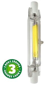 Prémiová LED žárovka R7s 78mm, 5W, 500lm, COB, denní, ekvivalent 42W