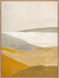 Ručně malovaný obraz 90x120 cm Yellow Field – Malerifabrikken
