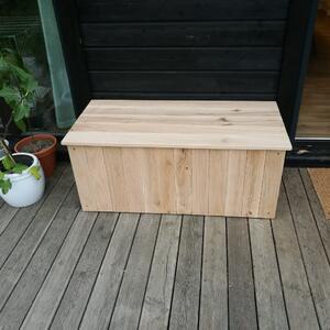 KULHÁNEK nábytek Box na polstry v klasickém provedení Délka: 100x50x47 cm, Odstín nátěru: olej - ořech