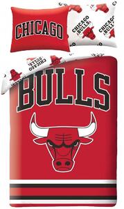 Oboustranné ložní povlečení z mikrovlákna Chicago Bulls - NBA - 70x90 cm + 140x200 cm