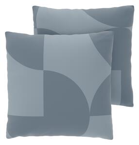 Livarno® Potah na polštář Renforcé, 50 x 60 cm, 2 kusy (antracitová) (100407856001)
