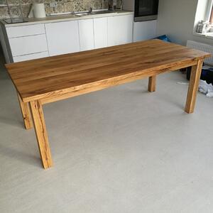 KULHÁNEK Masivní jídelní stůl z dubového dřeva Velikost desky: 150x80 cm