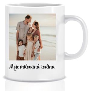 Personalizovaný klasický bílý hrníček 300 ml s fotografií