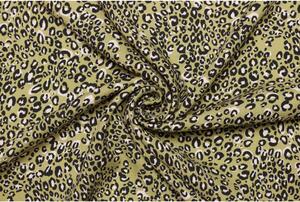 Šatový | halenkový žoržet viskózový - Zvířecí vzor leopard