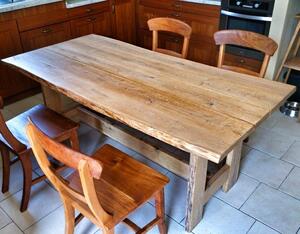 KULHÁNEK Chalupářský jídelní stůl Velikost desky: 160x80 cm