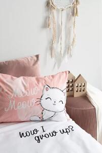KONSIMO Dětské povlečení kotě růžová 100 x 135 cm