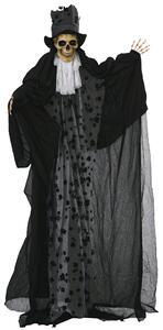 Halloween dekorace Duch ženich se speciálními efekty a zvukovou funkcí 115 cm x 65 cm x 189 cm