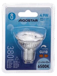 LED Stmívatelná žárovka GU10/4,9W/230V 6500K - Aigostar