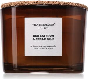 Vila Hermanos Apothecary Red Saffron & Cedar Blue vonná svíčka 350 g