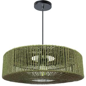 Toolight Toolight, stropní svítidlo 1xE27 APP1296-1CP GREEN, zelená-černá, OSW-08968