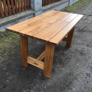 KULHÁNEK nábytek Klasický stůl dubový Odstín nátěru: individuální, Velikost desky: individuální