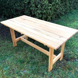 KULHÁNEK Klasický stůl dubový Odstín nátěru: lazura - dub, Velikost desky: individuální