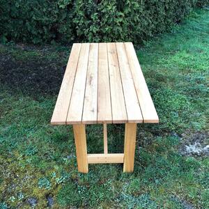 KULHÁNEK Klasický stůl dubový Odstín nátěru: lazura - palisandr, Velikost desky: 150x80 cm