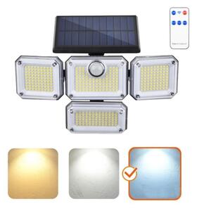 LED Solární reflektor se senzorem GLOW LED/2,5W/3,7V 6500K IP44 2400 mAh