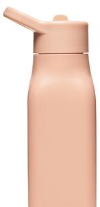 Dětská silikonová láhev, 340ml, Neon Kactus, růžová
