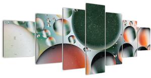 Obraz abstrakce - bubliny (210x100 cm)
