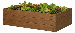 ATMOWOOD Vyvýšený záhon Thermowood 120 × 60 × 35 cm hnědý