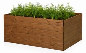 ATMOWOOD Vyvýšený záhon Thermowood 140 × 80 × 60 cm hnědý